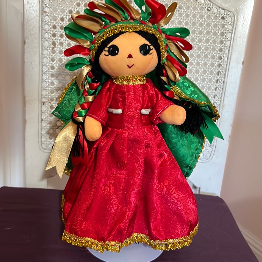 New-wot, virgencita doll,Mexican doll, muñequita lele, muñequita artesanal.